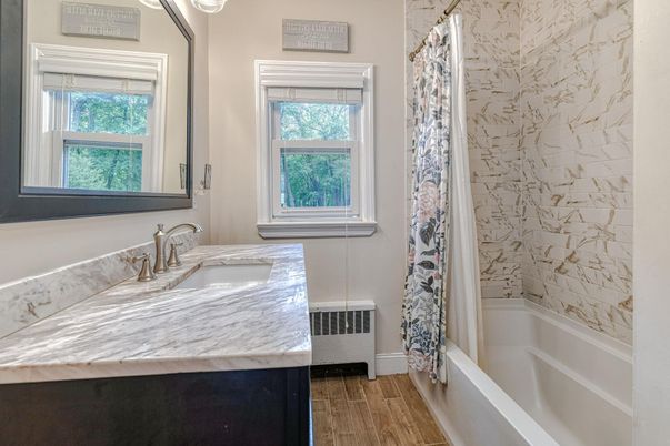 Bathroom, Interior, Wood Texture Flooring