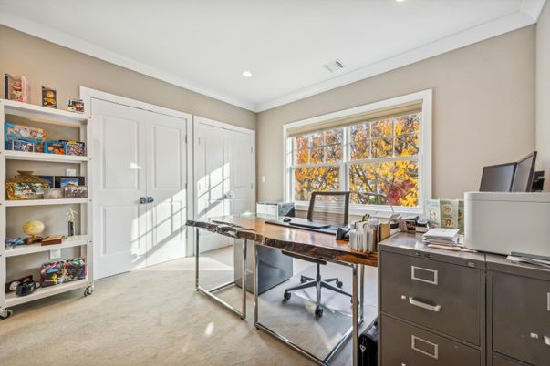 Home Office, Interior, Recessed Lighting