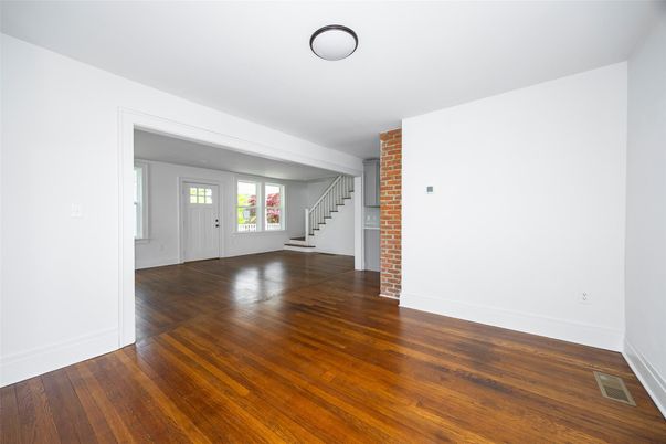 Empty room, Interior, Wood Texture Flooring