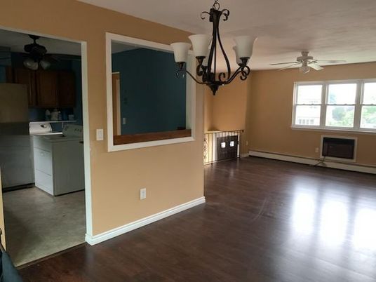 Chandelier, Empty room, Interior, Wood Texture Flooring