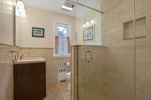 Bathroom, Glass Shower, Interior