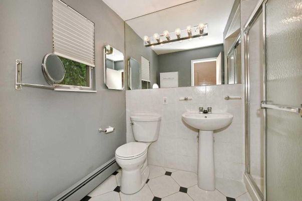 Bathroom, Dual Sink Vanities, Glass Shower, Interior