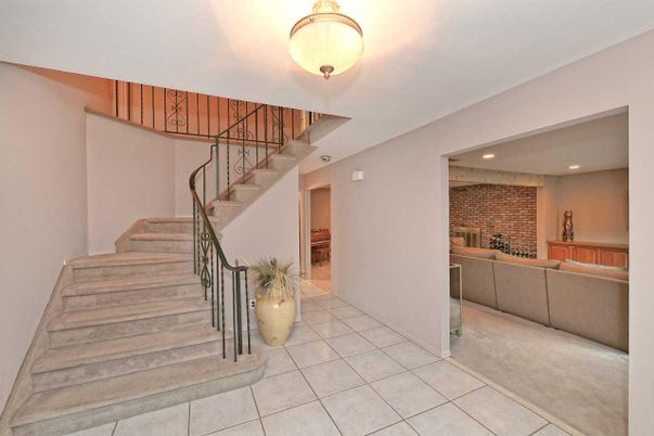 Interior, Recessed Lighting, Stone Walls