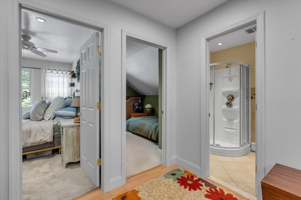 Bathroom, Bedroom, Glass Shower, Interior, Recessed Lighting