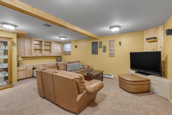 Interior, Living room, Wooden Beams