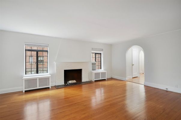 Empty room, Fireplace, Interior, Wood Texture Flooring