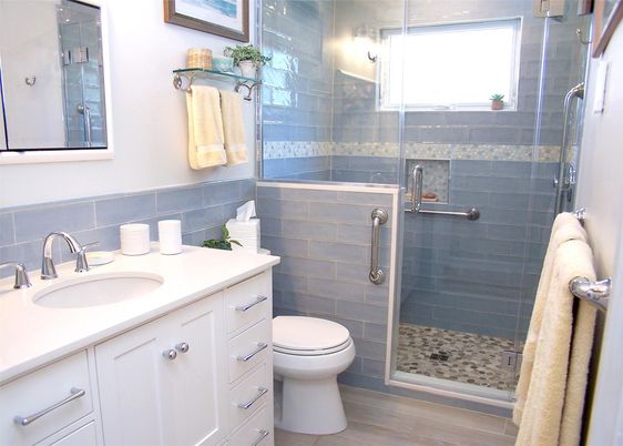 Bathroom, Glass Shower, Interior
