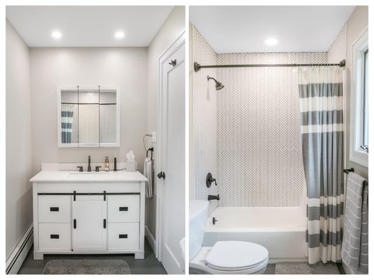 Bathroom, Interior, Recessed Lighting