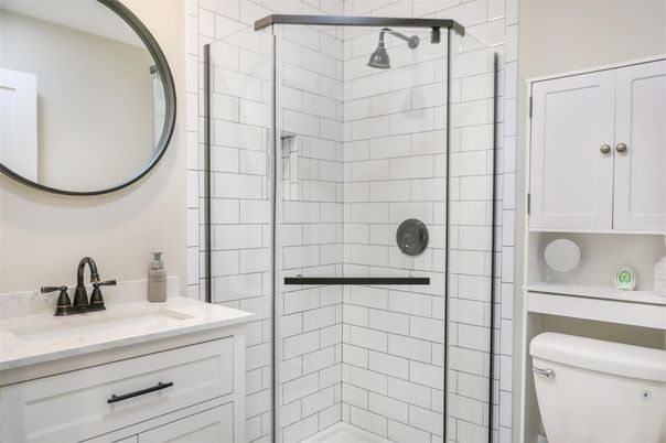 Bathroom, Glass Shower, Interior