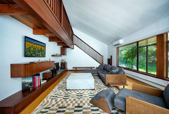 Interior, Living room, Wooden Beams, Wood Texture Flooring