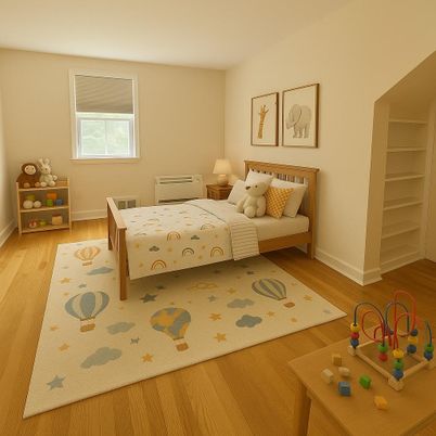Bedroom, Interior, Wood Texture Flooring