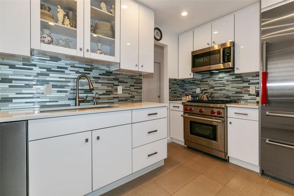 Interior, Kitchen, Recessed Lighting, Stainless Steel Appliances