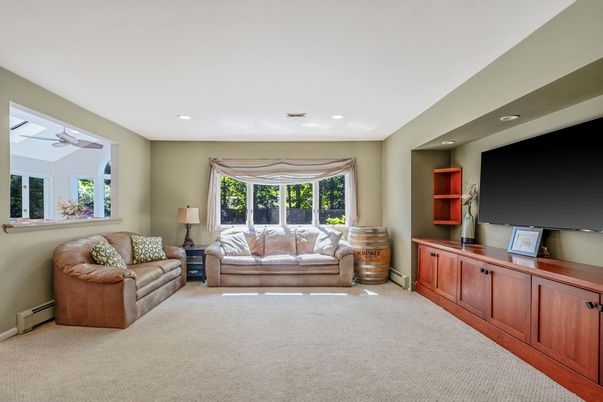 Interior, Living room, Recessed Lighting