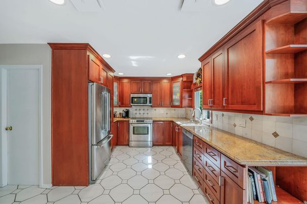 Interior, Kitchen, Recessed Lighting, Stainless Steel Appliances