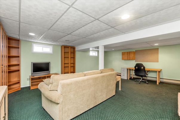 Home Office, Interior, Living room, Recessed Lighting