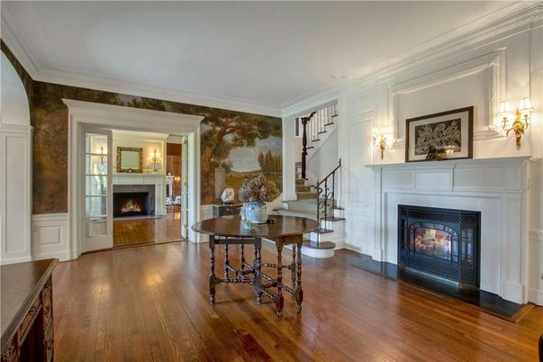 Fireplace, Interior, Wood Texture Flooring
