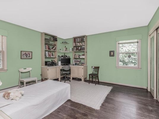 Bedroom, Home Office, Interior, Wood Texture Flooring