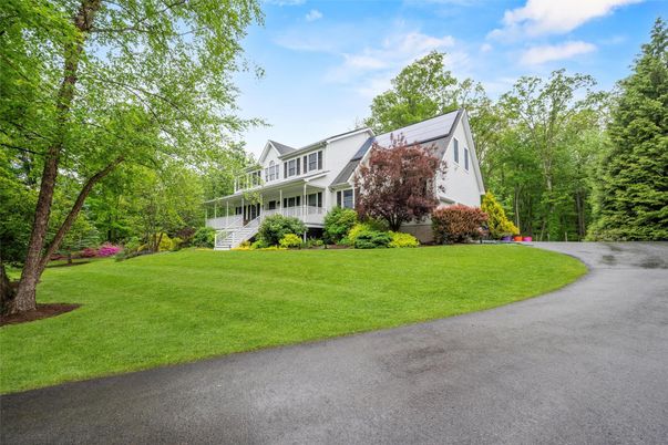 Attached, Backyard, Exterior, Facade, Farmhouse