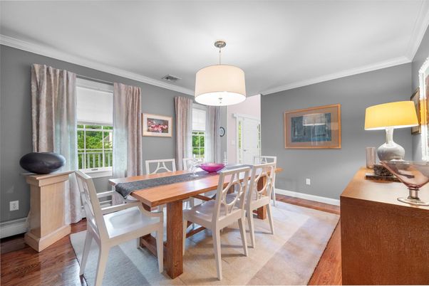 Dining room, Interior, Wood Texture Flooring