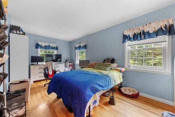 Bedroom, Home Office, Interior, Wood Texture Flooring