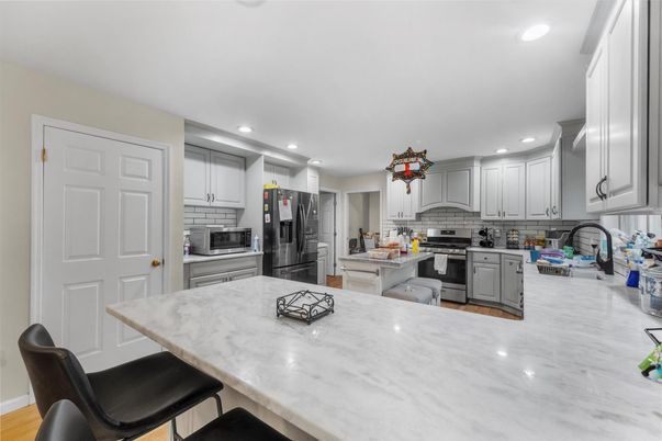 Interior, Kitchen, Recessed Lighting, Stainless Steel Appliances