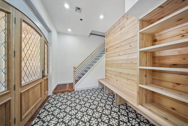 Interior, Recessed Lighting, Wooden Walls