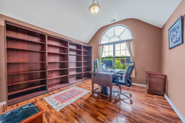 Home Office, Interior, Wood Texture Flooring