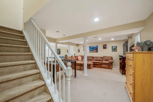 Interior, Living room, Recessed Lighting