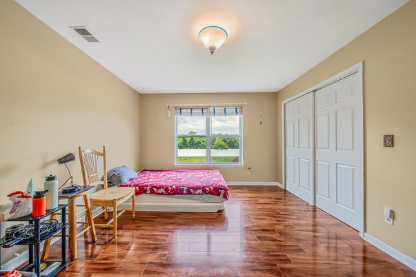 Bedroom, Interior, Wood Texture Flooring