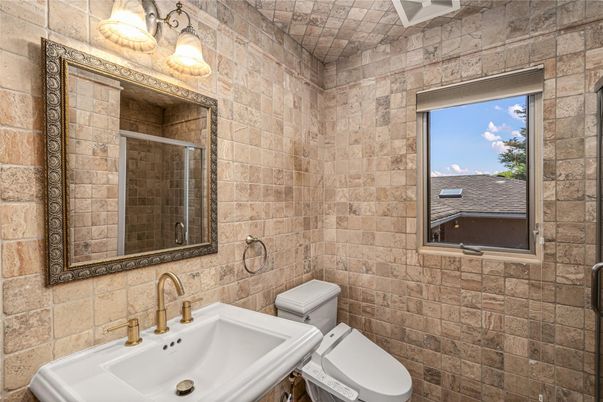Bathroom, Interior, Stone Walls