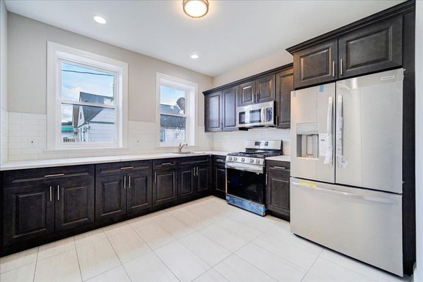 Interior, Kitchen, Recessed Lighting, Stainless Steel Appliances