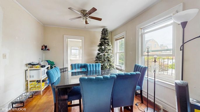 Dining room, Interior, Wood Texture Flooring