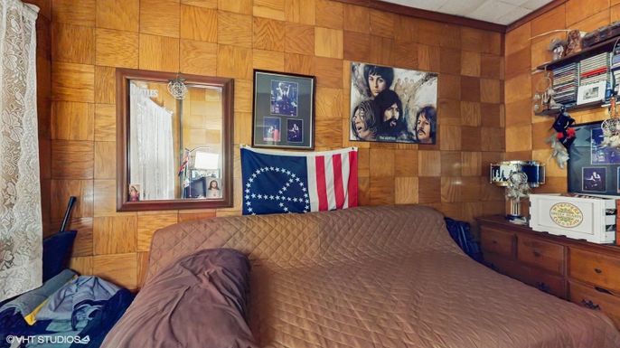 Bedroom, Interior, Wooden Walls