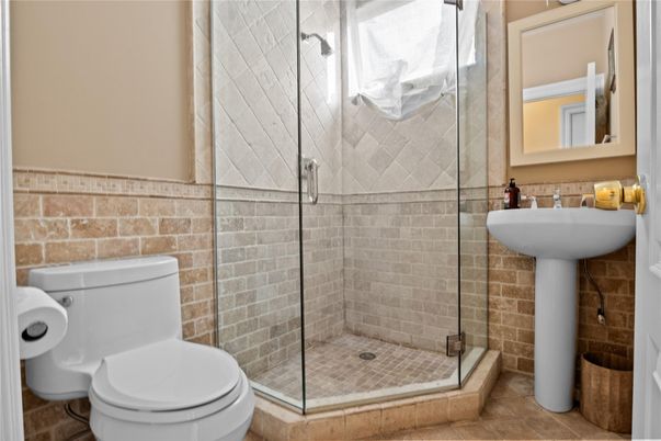 Bathroom, Glass Shower, Interior