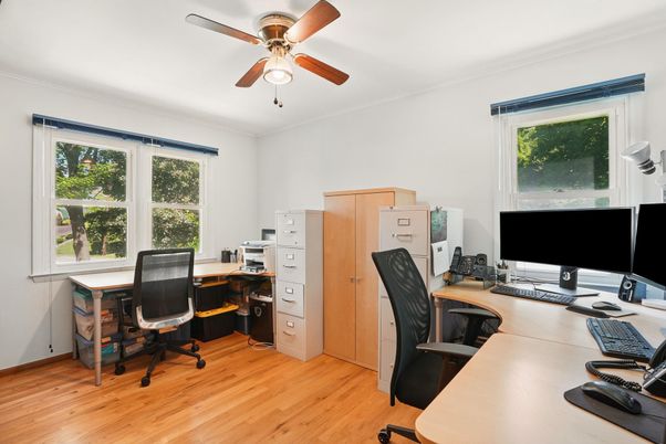 Home Office, Interior, Wood Texture Flooring