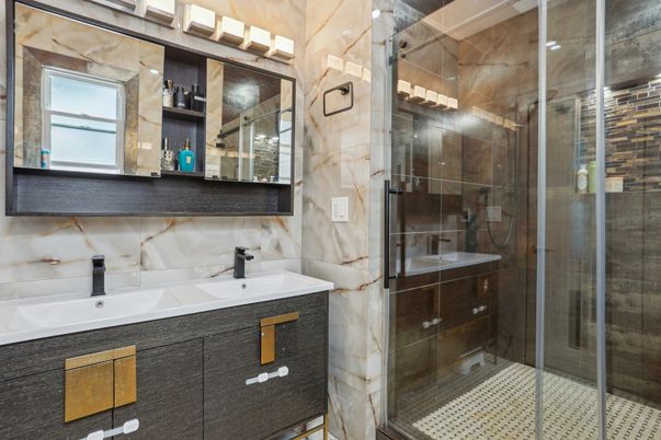 Bathroom, Glass Shower, Interior