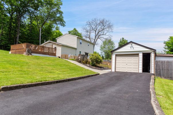 Backyard, Detached Garage, Exterior