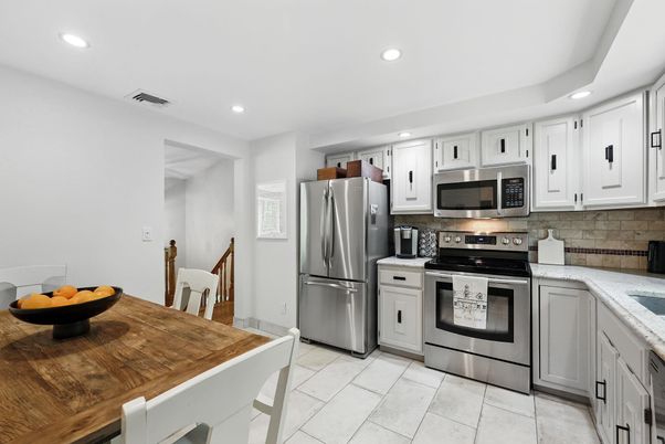 Interior, Kitchen, Recessed Lighting, Stainless Steel Appliances