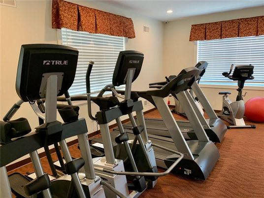 Fitness Equipment, Interior, Recessed Lighting