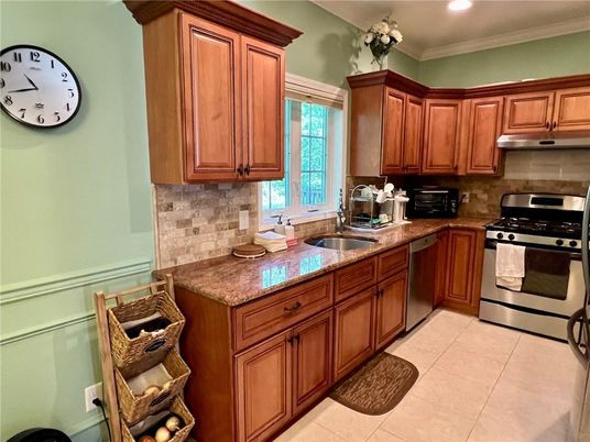 Interior, Kitchen, Recessed Lighting, Stainless Steel Appliances
