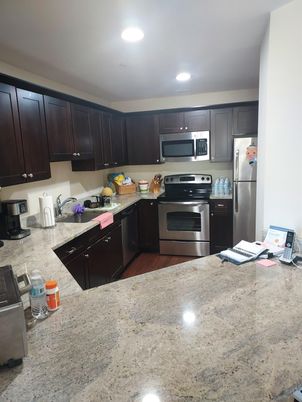 Interior, Kitchen, Recessed Lighting, Stainless Steel Appliances