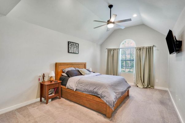 Bedroom, Interior, Recessed Lighting