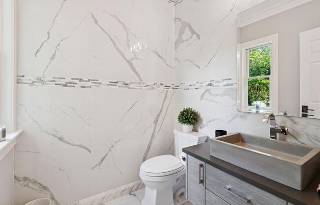 Bathroom, Interior, Marble, Marble Walls