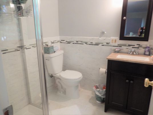 Bathroom, Glass Shower, Interior