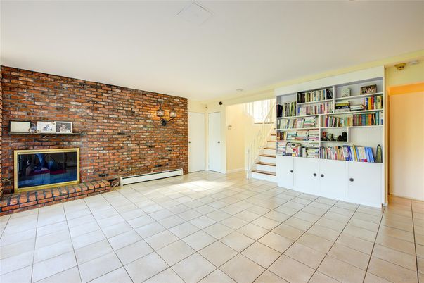 Empty room, Fireplace, Interior, Stone Walls