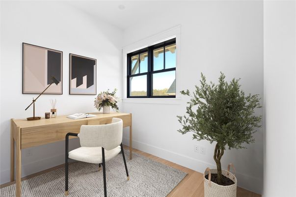 Home Office, Interior, Wood Texture Flooring