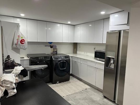 Interior, Recessed Lighting, Washer