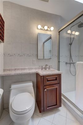 Bathroom, Glass Shower, Interior
