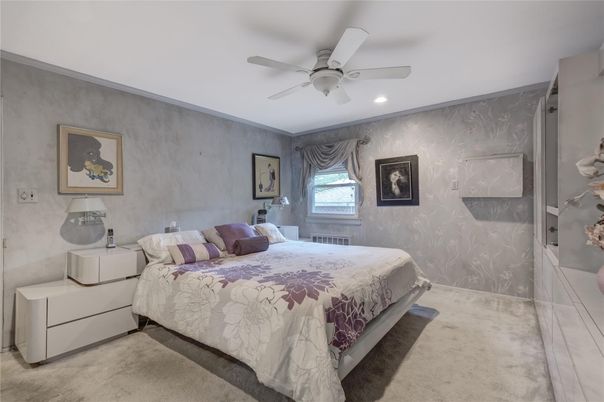 Bedroom, Interior, Recessed Lighting