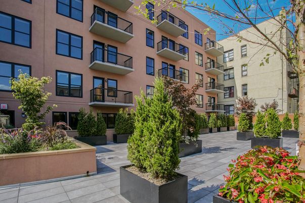 Exterior, Facade, Condo Building